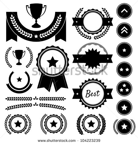 Badge Silhouette Vector