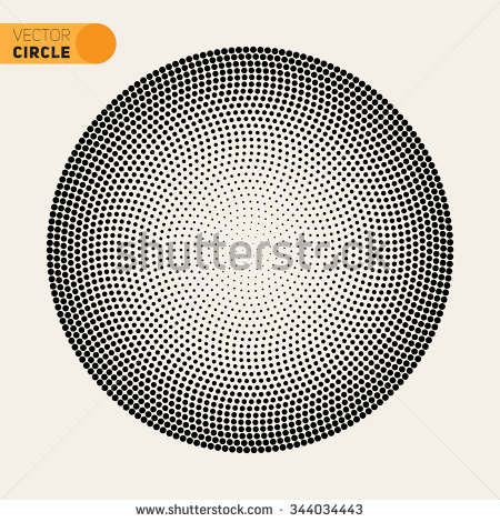 Black and White Fibonacci Spiral