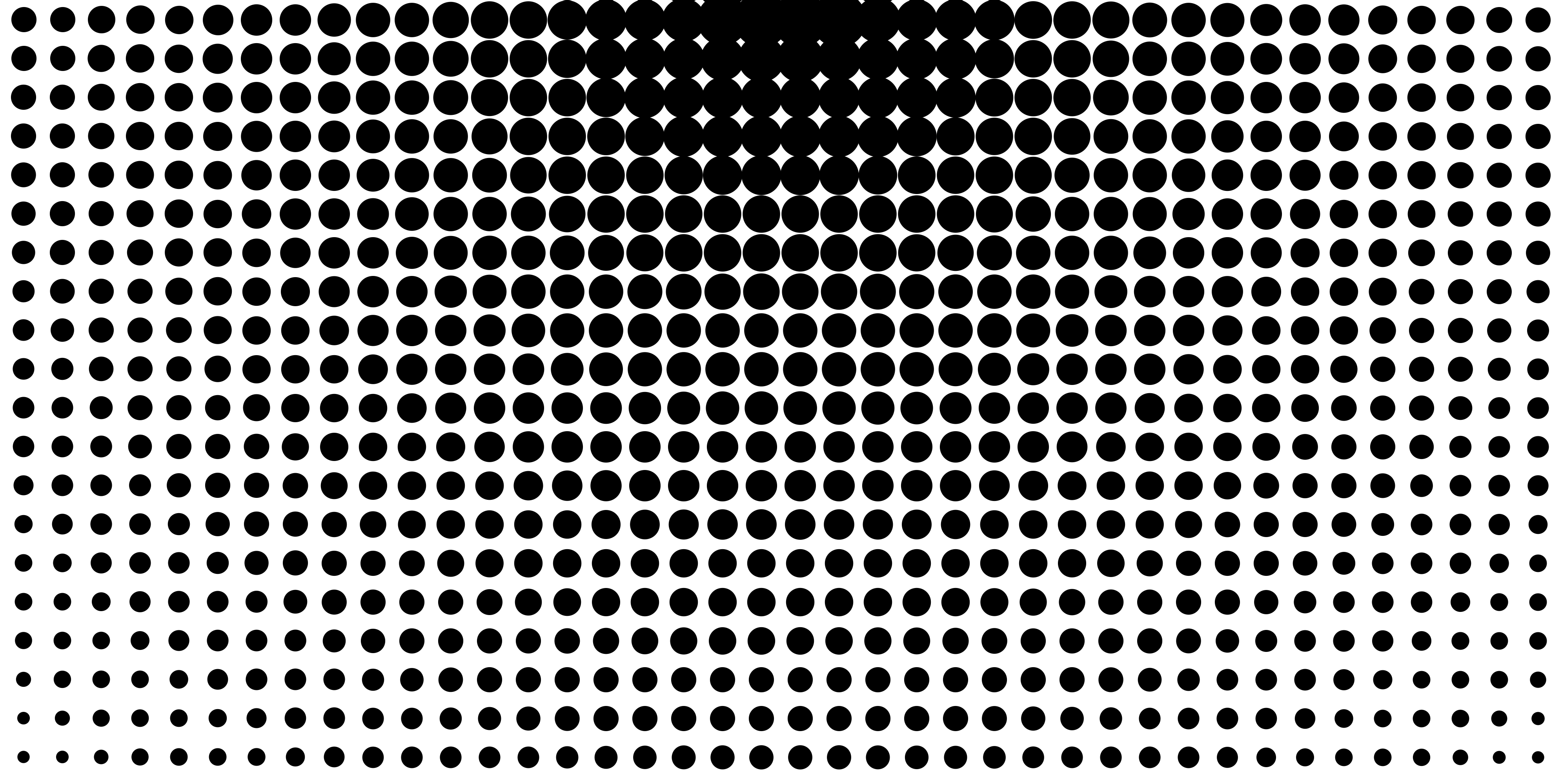 Black and White Halftone Pattern