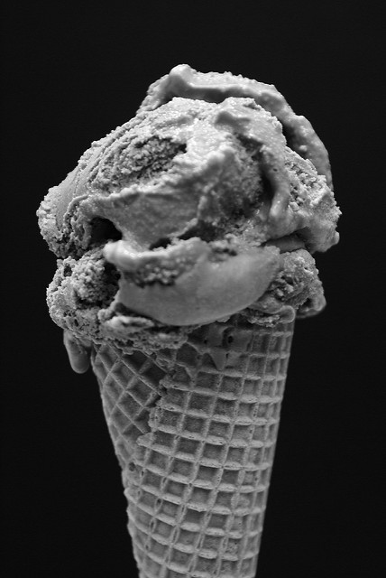 Black and White Ice Cream