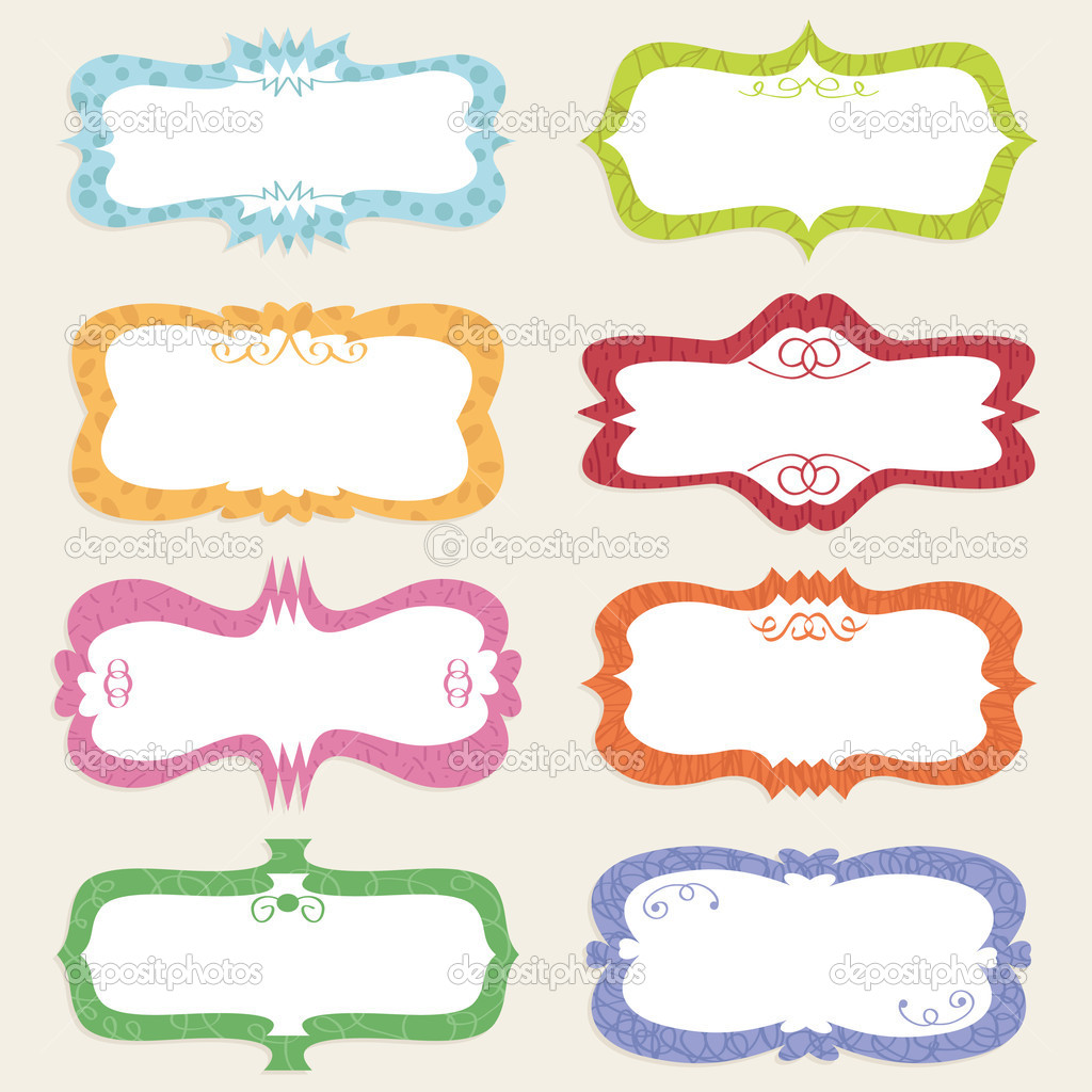 Blank Decorative Labels Templates Blank Decorative Labels Templates