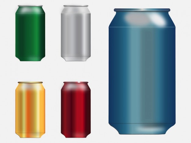 Blank Soda Can Template