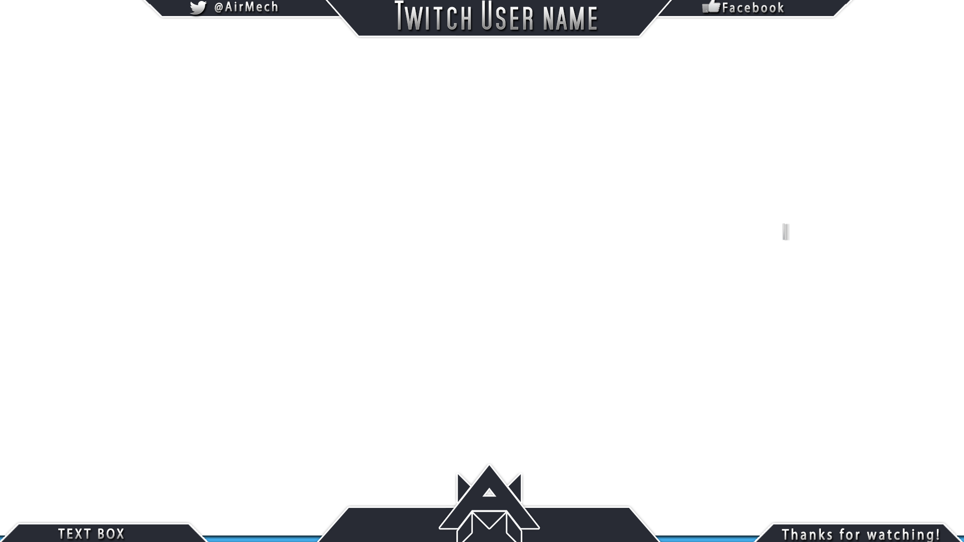 Blank Twitch Overlays