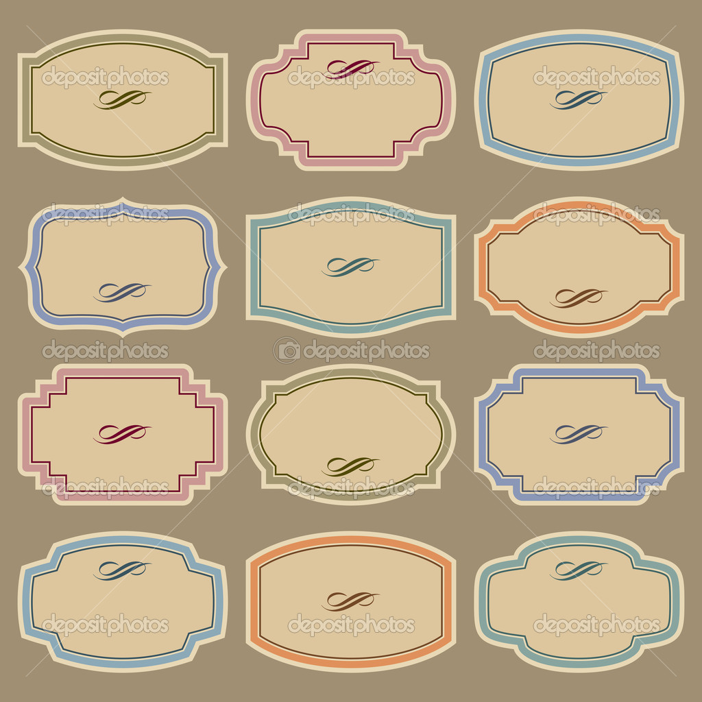 Blank Vintage Labels Blank Vintage Labels