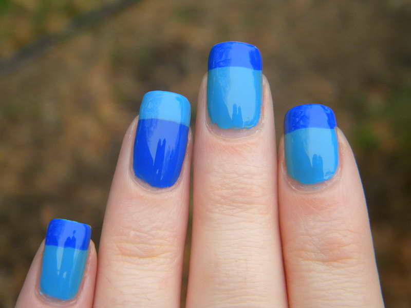 Blue French Tip Nail Designs Blue French Tip Nail Designs