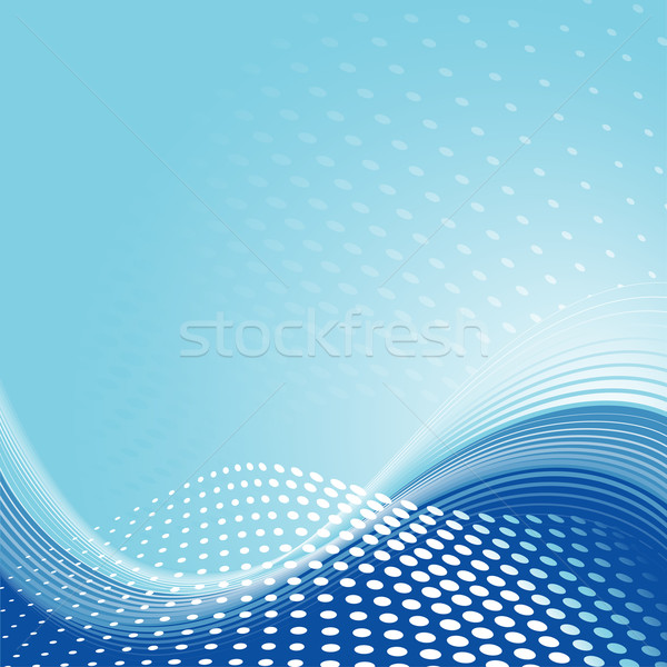 Blue Waves Pattern
