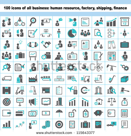 12 Human Resources Icon Set Images