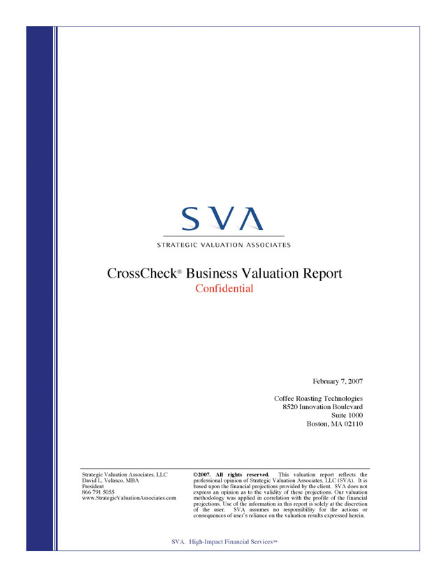 Business Report Cover Page Examples