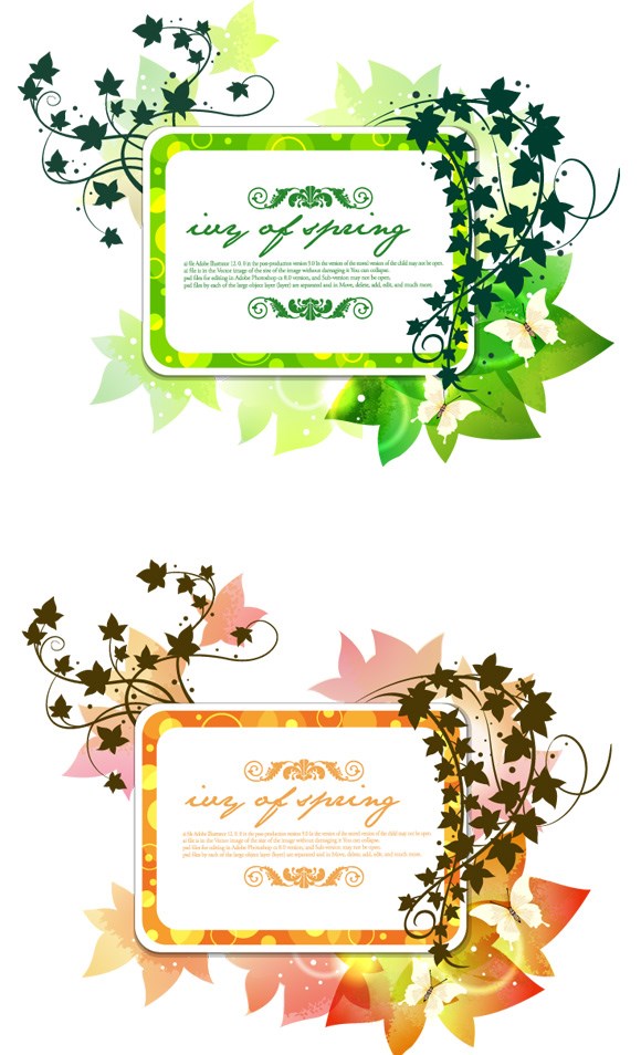 Butterfly Flower Vine Vector