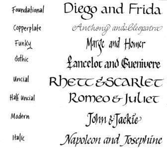 Calligraphy Fonts