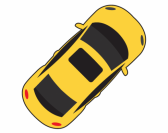 Car Top View Vector