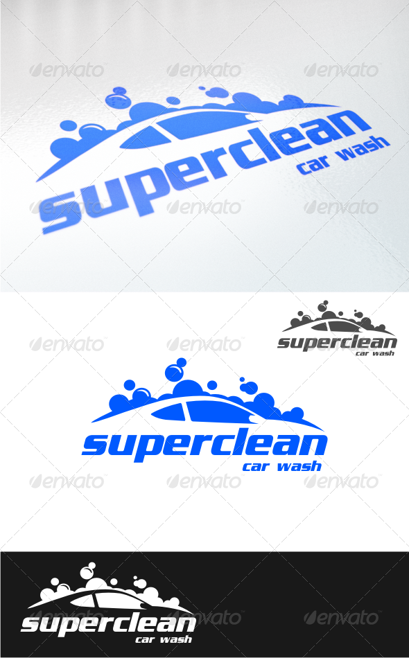 Car Wash Logo Template