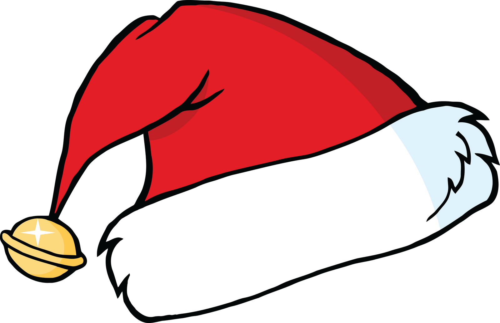 Cartoon Christmas Santa Hat