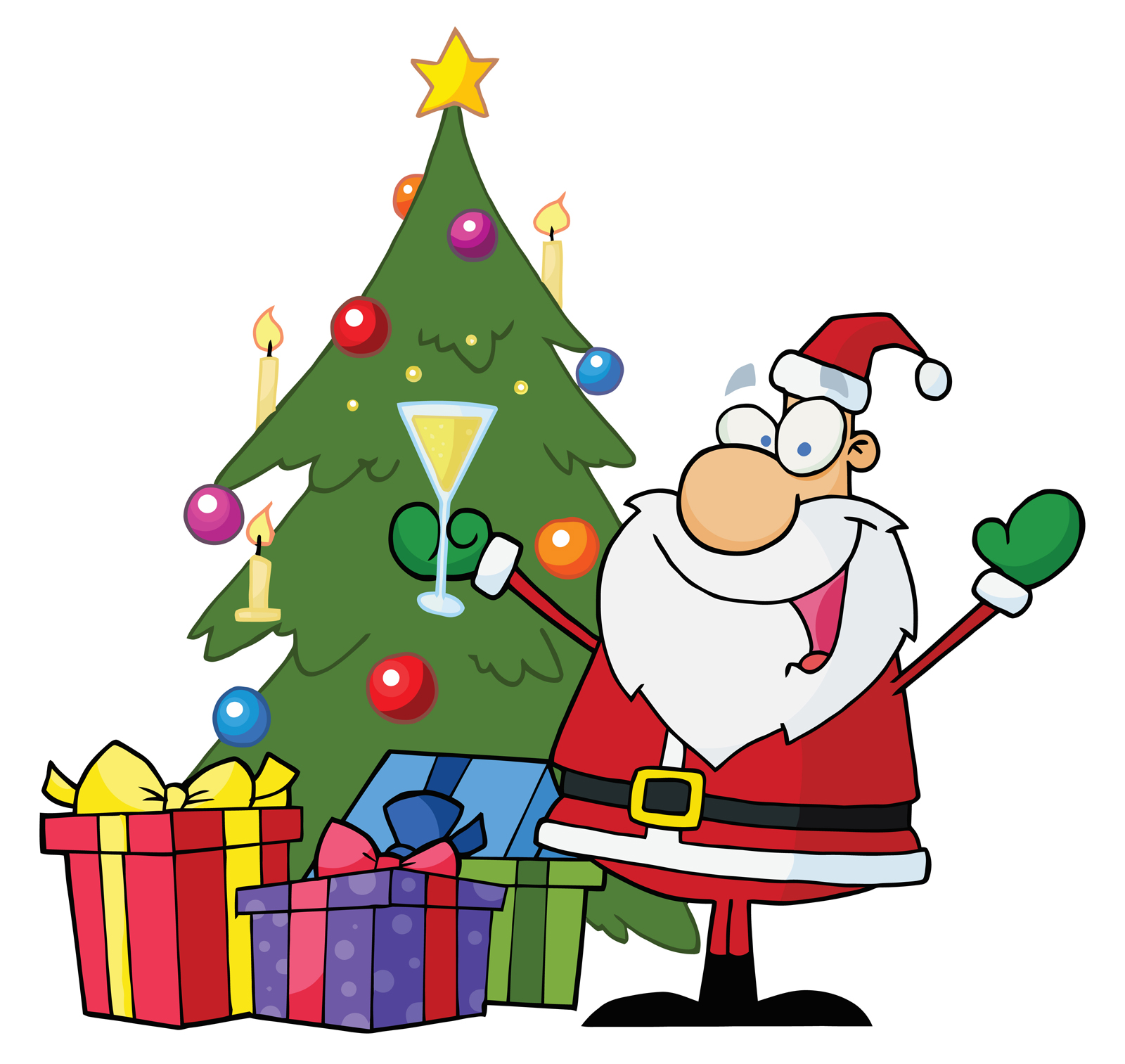 Cartoon Christmas Tree Clip Art