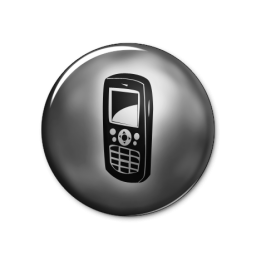 Cell Phone Icon Button
