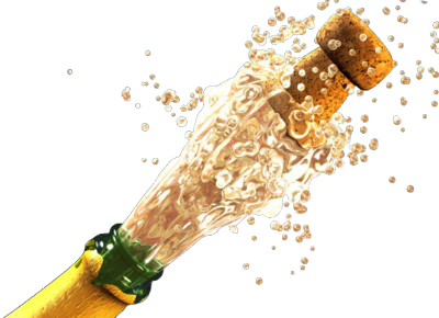 Champagne Bottle Popping PSD