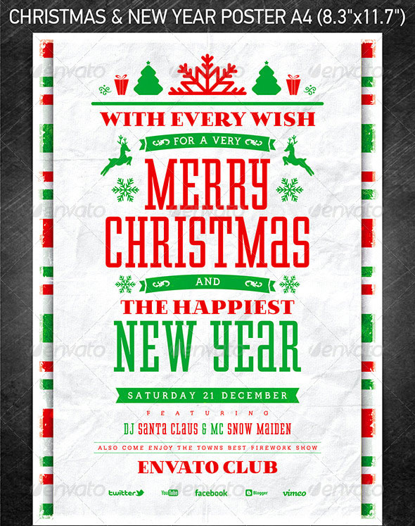 Christmas Holiday Flyer Template