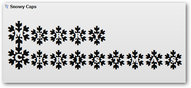 Christmas Wingdings Font