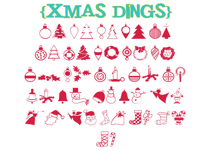 Christmas Wingdings Free Font