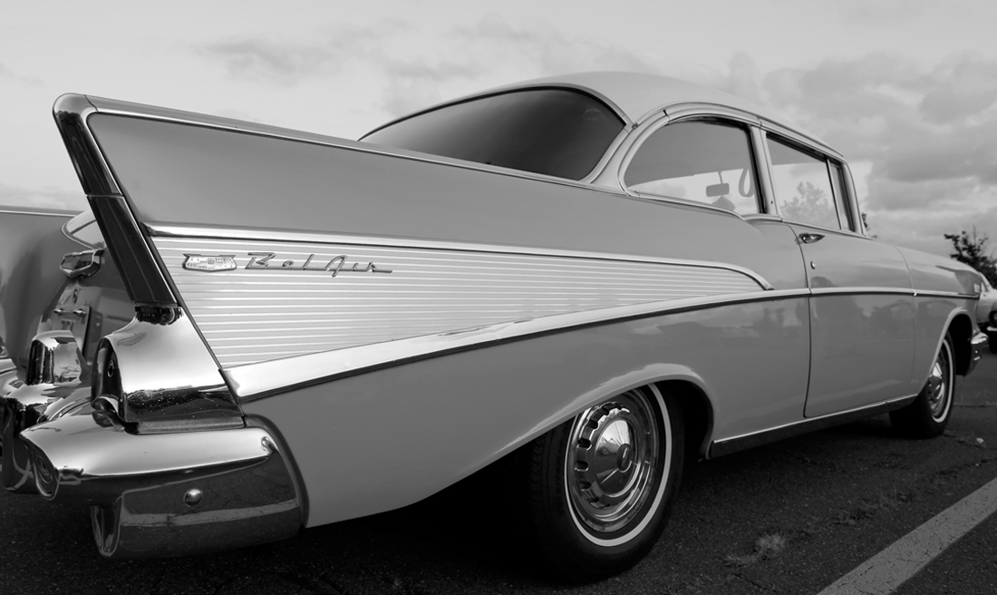 Classic Car Black and White Photography