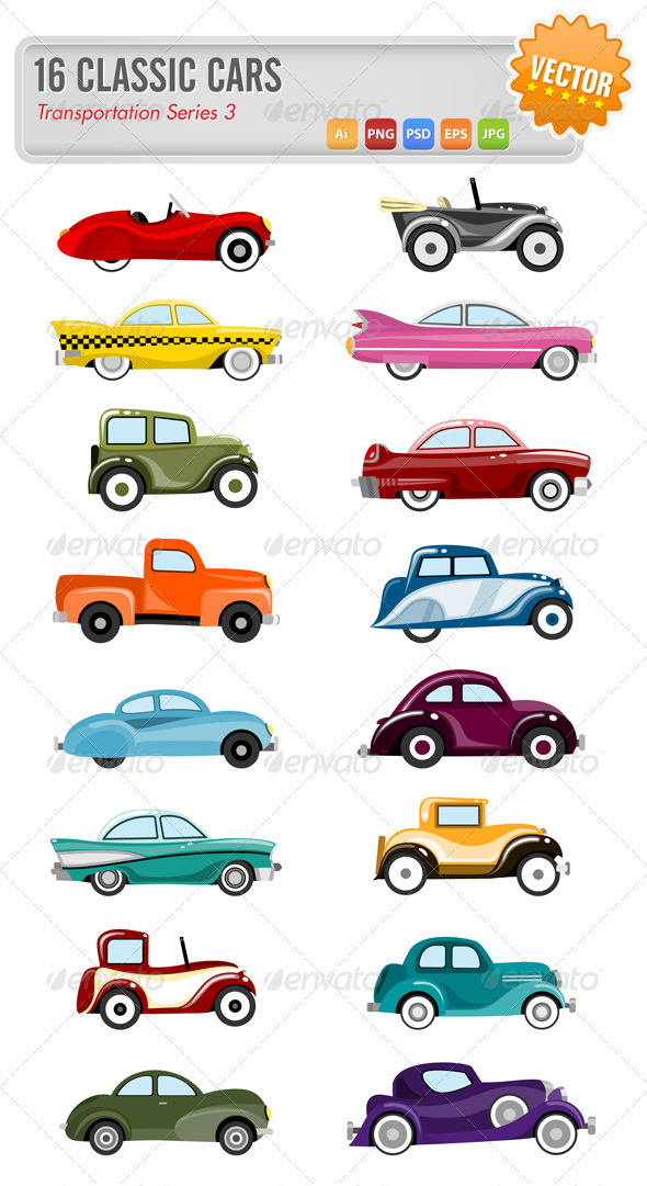 Classic Car Vector