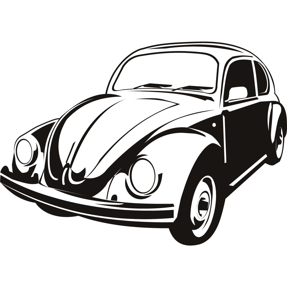 Classic VW Beetle Decal