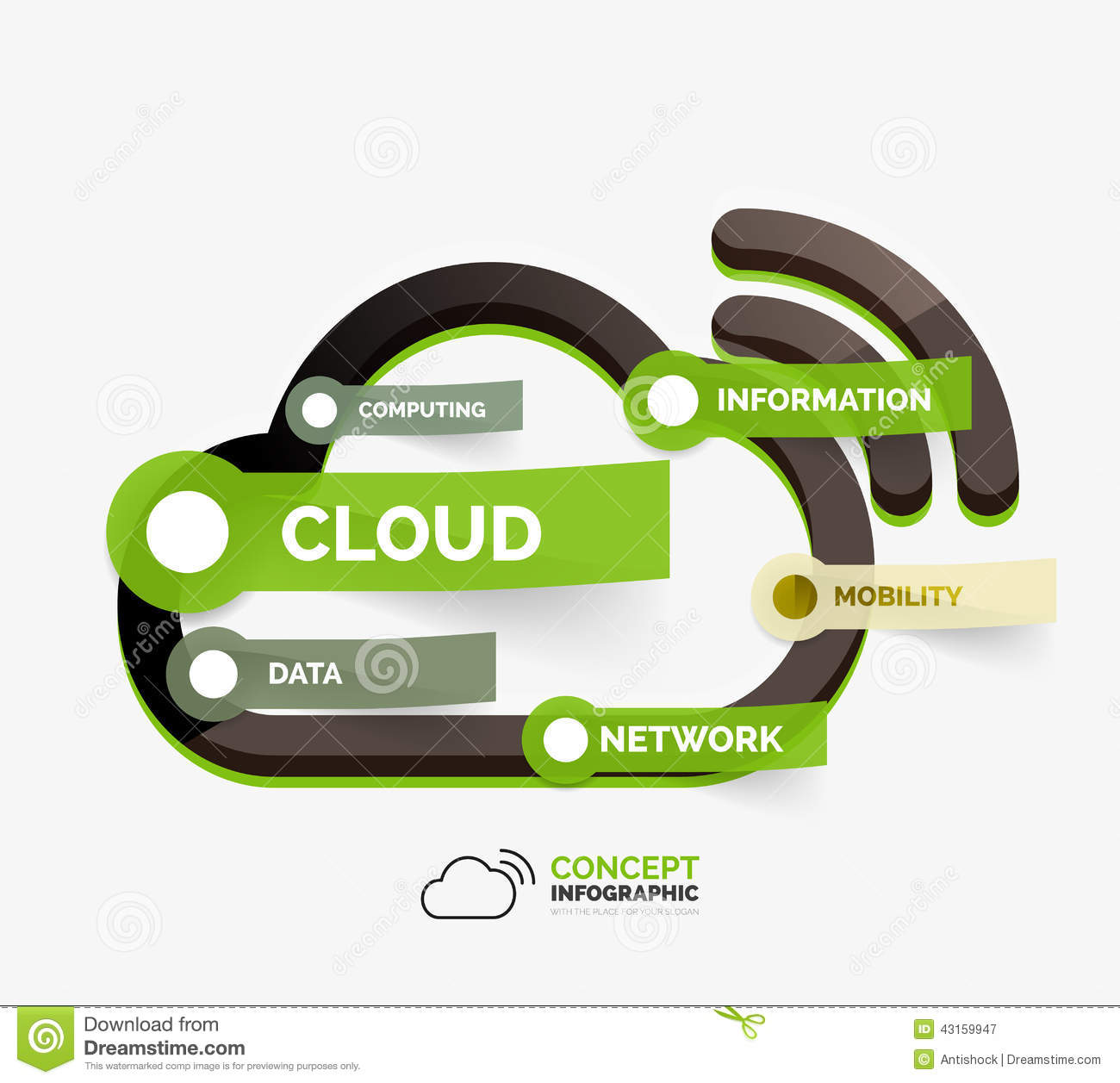 Cloud Storage Flat Icon