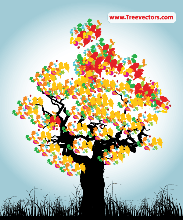 Colorful Abstract Tree Colorful Abstract Tree