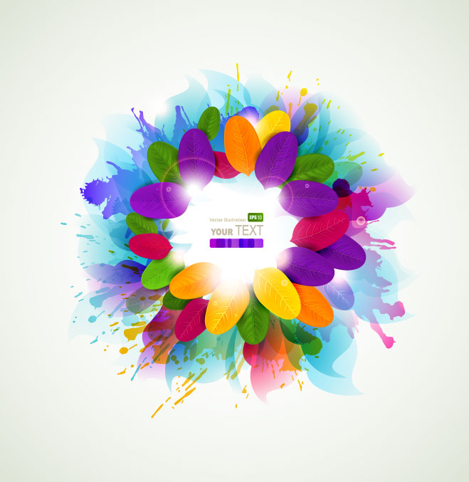 Colorful Graphic Flower Vector