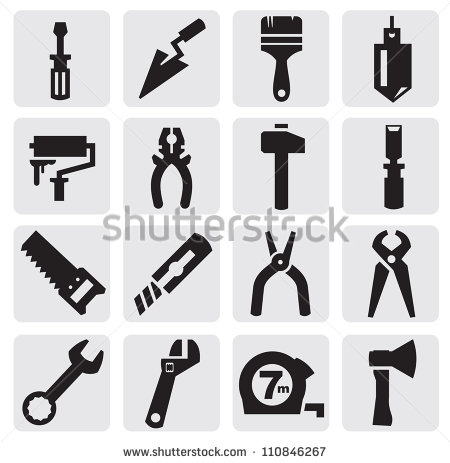 Construction Tools Vector Icons