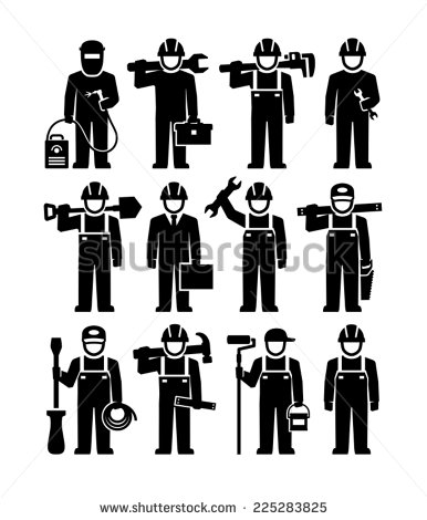 Construction Worker Vector