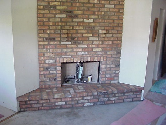 Corner Brick Fireplace Designs