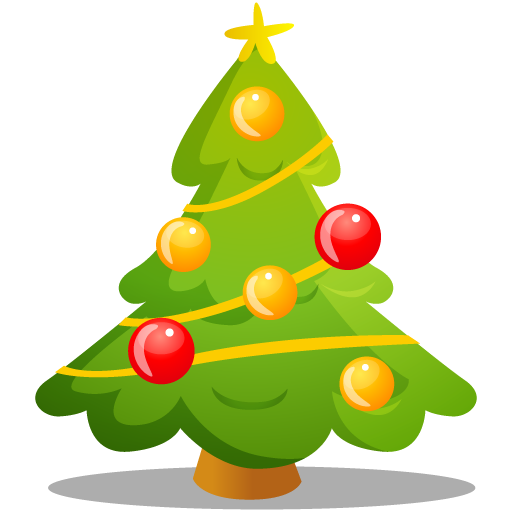 Cute Christmas Tree Icons