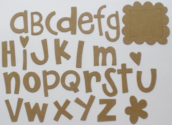 Cute Font Letters Alphabet