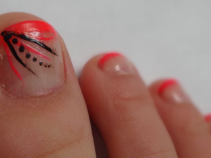 Cute French Tip Toe Nail Design Cute French Tip Toe Nail Design