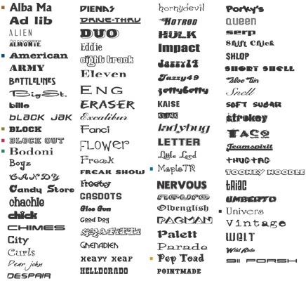 14 Word Fonts For Shirt Images