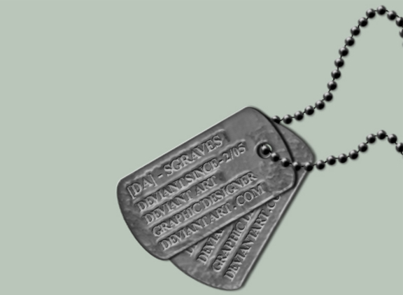 Dog Tags PSD