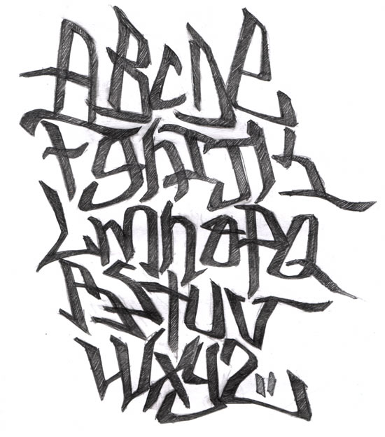 Draw Graffiti Letters Alphabet Draw Graffiti Letters Alphabet