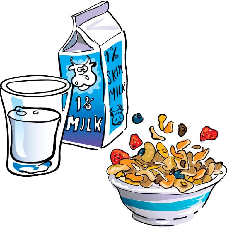 Eating Breakfast Clip Art