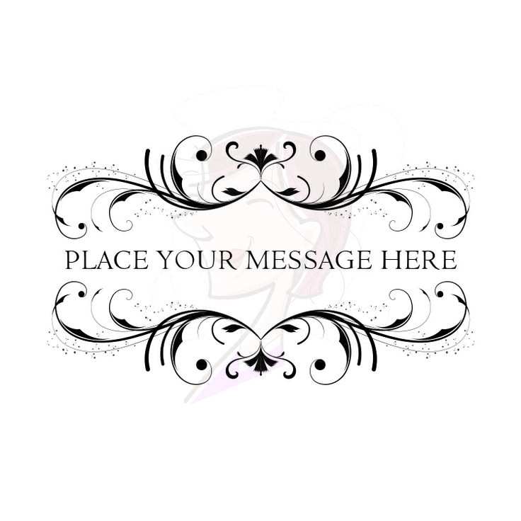 Elegant Swirl Border Clip Art