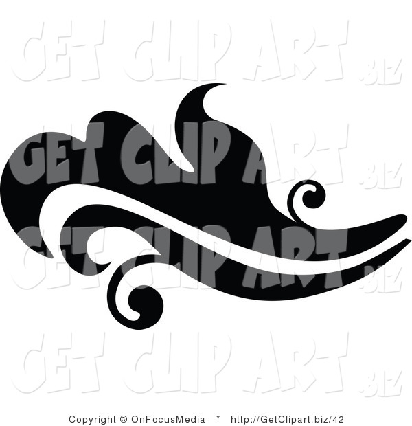 Elegant Swirl Designs Clip Art