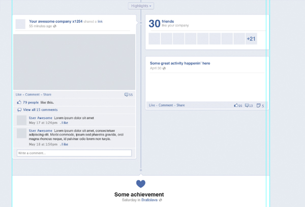 Facebook Free Layout Template Facebook Free Layout Template
