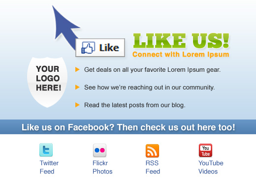 Facebook Landing Page Template