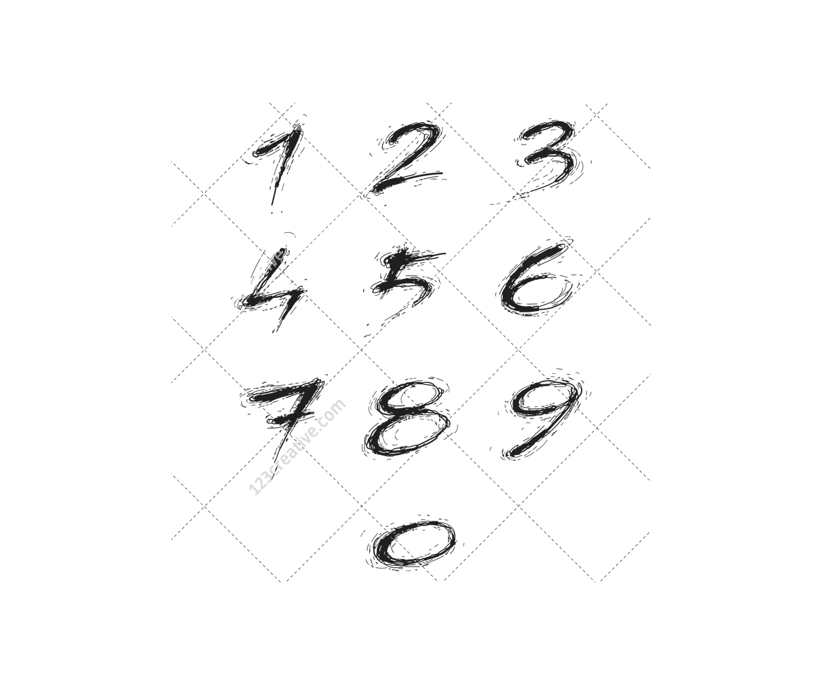 Fancy Number Fonts