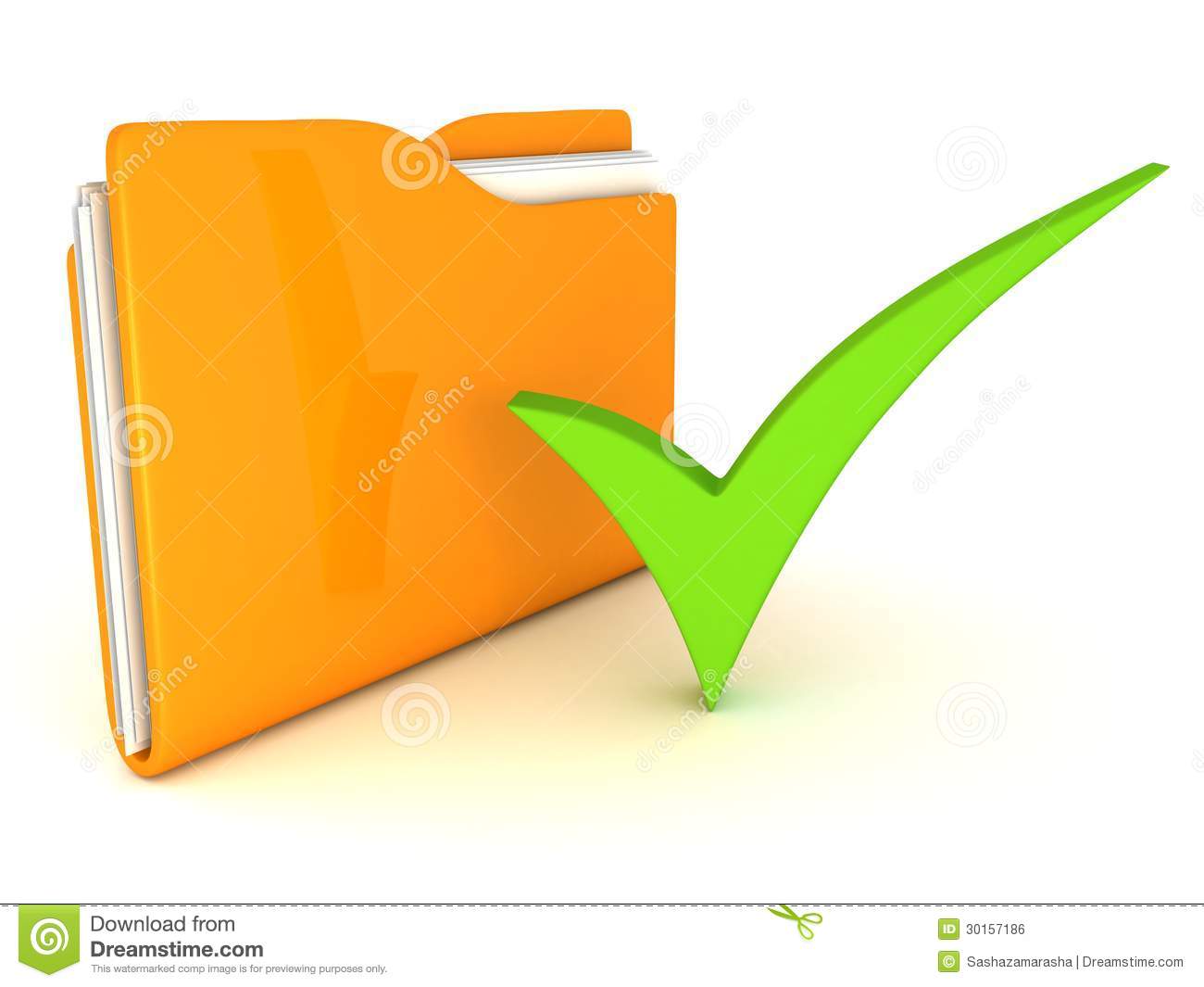 Folder Icon Green Check Mark