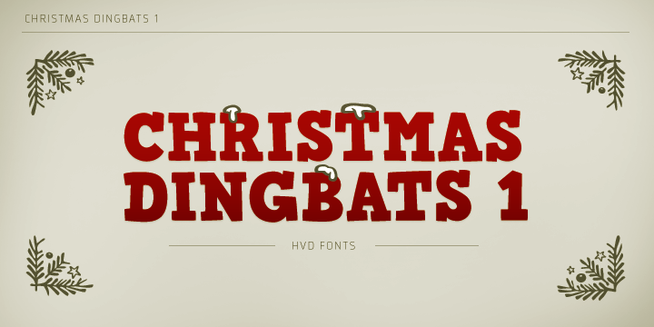 Free Christmas Dingbat Fonts