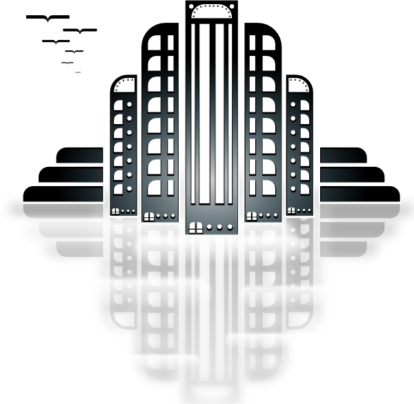 art deco train clip art - photo #16