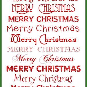 Free Holiday Fonts Christmas