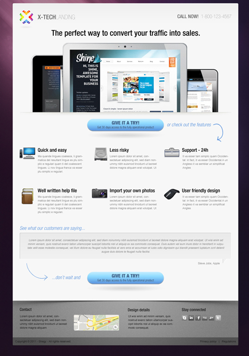 Free Landing Page Templates