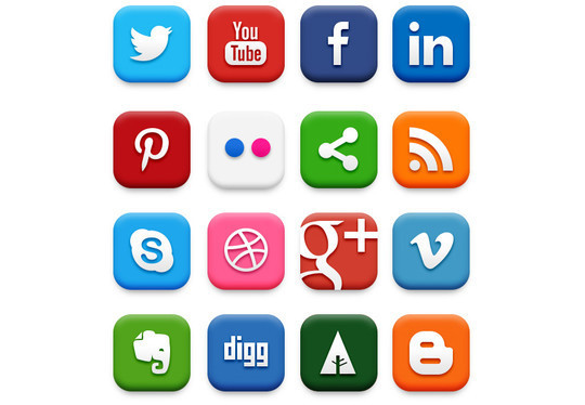 Free Social Media Icons PNG